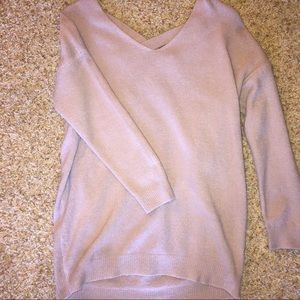 Beige soft fall dress